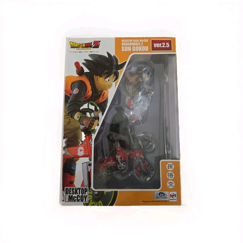 Dragonball Z Desktop Real McCoy Son Gokou (Bike) Ver. 2,5 Figuren nagelneu im Karton
