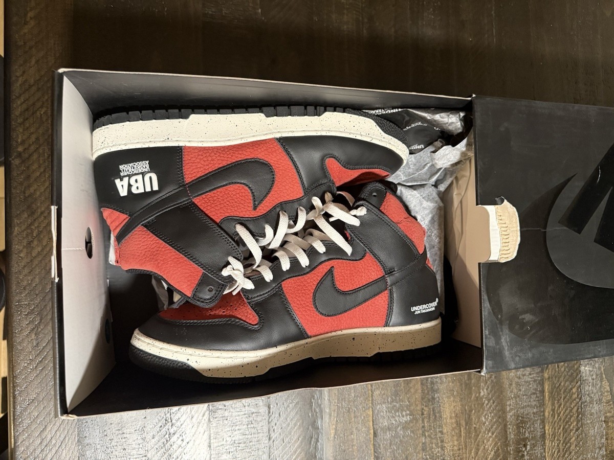 Nike Dunk High Undercover UBA 1985 Red Black Leather High-Top