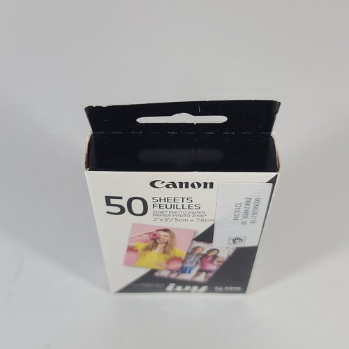 Canon Ivy Zink 2 x 3" Photo Paper Sticker Peel & Stick Back 50 Sheets - Picture 5 of 6
