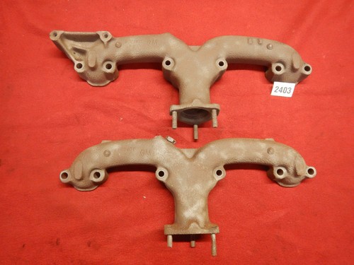 REAL GM 57-63 CHEVY 283 327 EXHAUST MANIFOLDS NOMAD BELAIR 1957 3733975 3733976