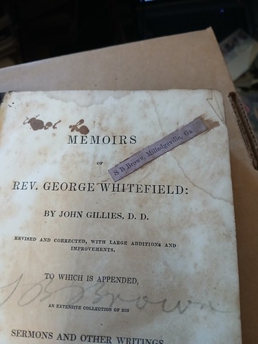 1834 Memoirs Of Rev George Whitefield By John Gillues D. D. Sermons - Picture 8 of 16
