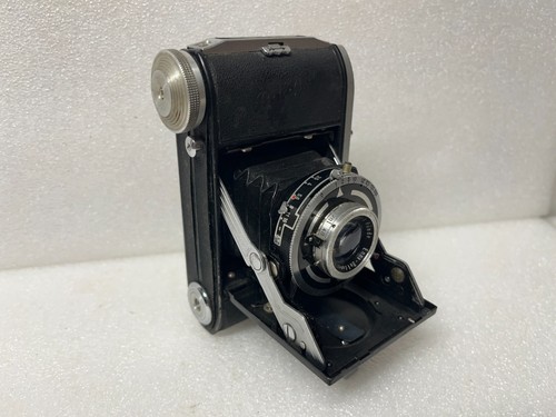 Cámara plegable Balda Baldini 35 mm con lente Prontor S y Baldanar con caja original - Imagen 3 de 19