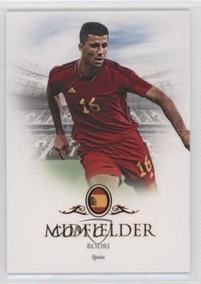 2023 Futera Unique World Football Midfielders Orange /62 Rodri #053 0t30