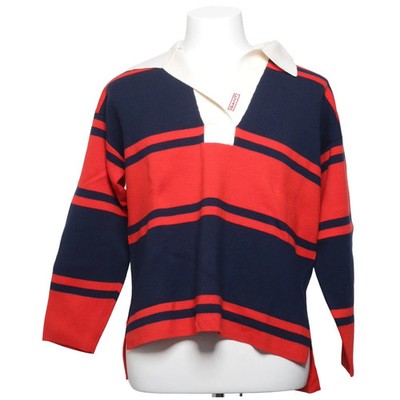 GANT, Rugby Shirt, Größe: M, Rot/Blau/Weiß, Wolle, Streifen, Herren #NSA