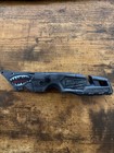 P40 Shark Custom Milwaukee Fastback Knife Metal: P40 Battleworn 48-22-1502