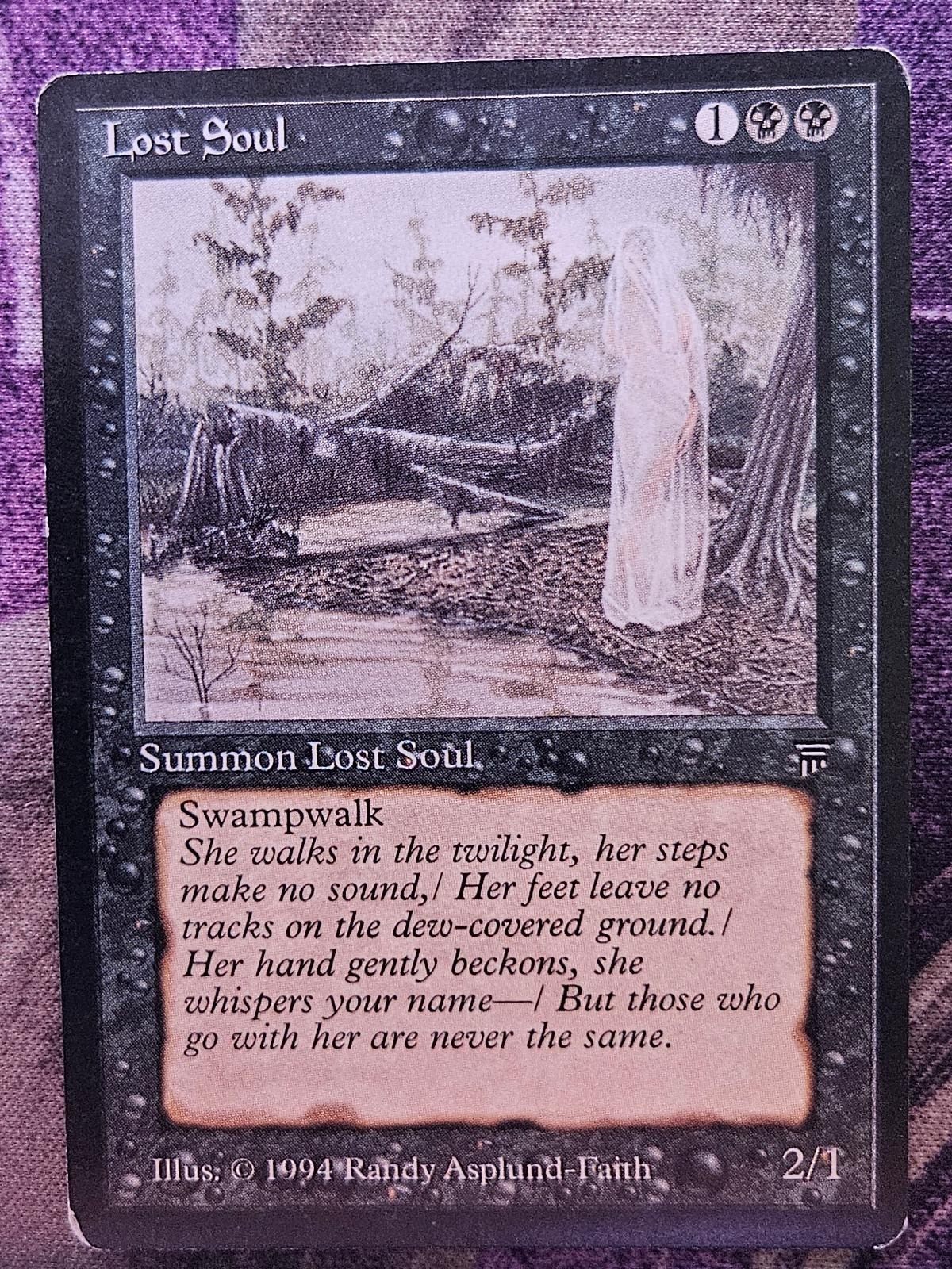 Lost Soul Common Legends Magic: The Gathering Moderately Played