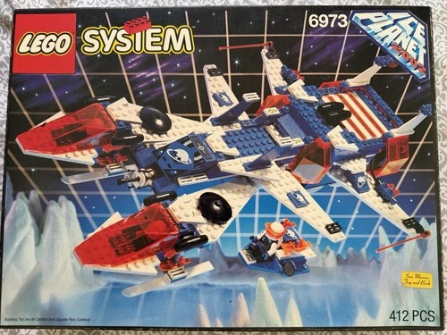 LEGO Deep Freeze Defender 6973 Ice Planet 2002 Space Set 412 Pieces Box