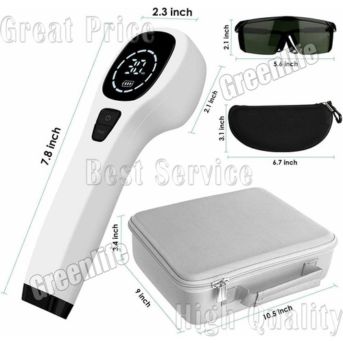 Physical Therapy Red Light Arthritis Pain Relief Equipments Handheld 808nm Devic - Foto 13 di 14