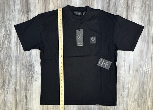 REPRESENT X BELSTAFF PATCH T-SHIRT Nero, Uomo Taglia S - Nuova - Foto 9 di 13