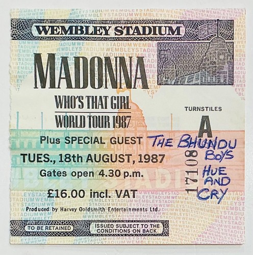 Madonna Original Concert Tickets Select From Dropdown List - Imagen 38 de 55
