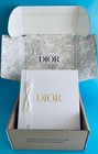 CHRISTIAN DIOR Couture Empty Gift Box + White & Gold Ribbon 9 x 9 x 4