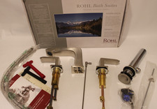 Rohl CA2202LMSTN-2 - Caswell Widespread Bathroom Sink Faucet - Satin Nickel