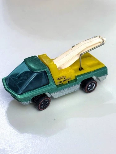 Hot Wheels Redline US 1969 THE HEAVYWEIGHTS Tow Truck Green UNRESTORED