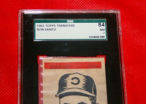 Cubs Ron Santo 1965 Topps Transfer SGC Grade 84 NM 7 - Picture 2 of 3