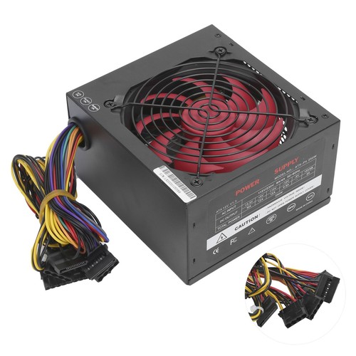 Power Supply For PC Computer Accessories Red Fan Manual Adjustable 115/230V A CB - Bild 13 von 23