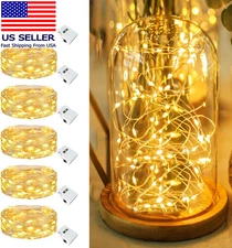 6 Pack Fairy Lights Battery Operated - 7Ft 20 Led Twinkle Lights 3 Modes, Bulk M