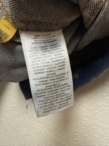 Polo Ralph Lauren Big Boys Blue Denim Trucker/Biker Jacket Sz 10 - Picture 3 of 8