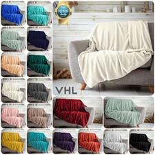 Luxury Throws Cuddly Cosy Warm Blanket for Sofa Bed Glitter Popcorn Large Fleece