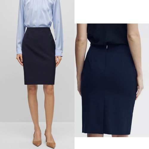 Falda lápiz de algodón elástico Boss Hugo Boss DE38/UK10 - Imagen 3 de 13