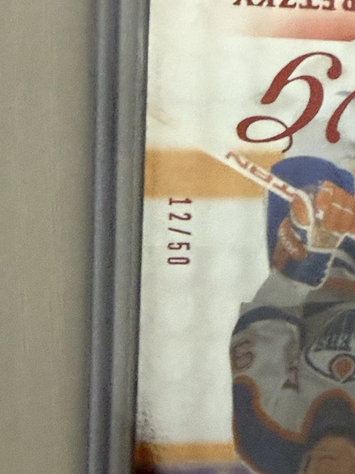 2013-14 Fleer Showcase - Skybox Premium Wayne Gretzky #1 Star Rubies /50 - Image 4 of 4