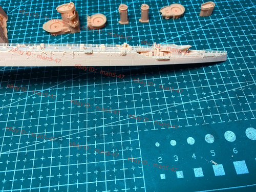 3D Printed kit 1/700 Spanish Navy Navarra cruiser (waterline/full hull) - Picture 6 of 8