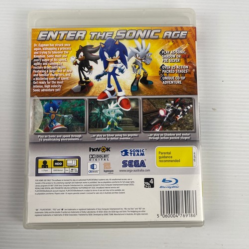 Sonic The Hedgehog - PlayStation 3 Complete With Manual - Picture 6 of 6