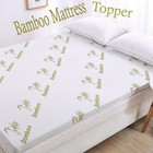 Bamboo Memory Foam Mattress Topper Orthopaedic Bed Back Pain Relief All Sizes