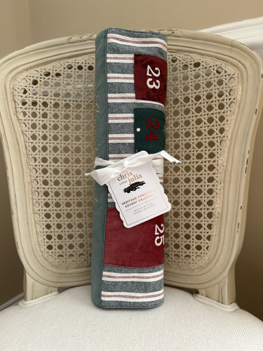 Pottery Barn Kids Chris Loves Julia Christmas Advent Calendar Mono “The Proskes” - Picture 1 of 8