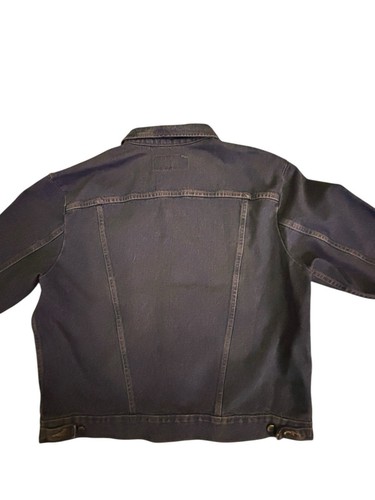 Giacca jeans Wrangler® uomo XL blu denim pesante cowboy abbigliamento da lavoro rodeo - Foto 11 di 13