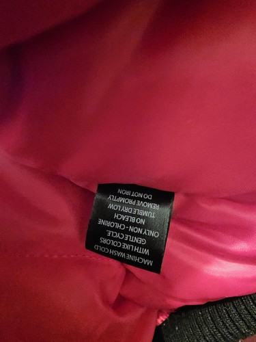 Bleeker and Mercer rot schwarz Steppfutter Militär Bomberjacke Gr. 2XL - Bild 8 von 8