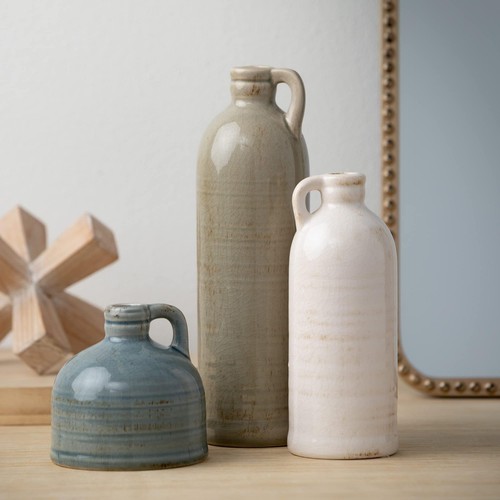 Ceramic Jug Vase Set, Farmhouse Decor, Kitchen, Bedroom, Office, Living Room,... - Bild 8 von 9