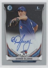 2014 Bowman Prospect Auto Chrome Chase De Jong Chase DeJong #BCAP-CD Auto 2d9