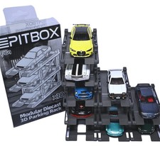 US Diorama 1/64 10Pcs Parking Rack Set Garage...