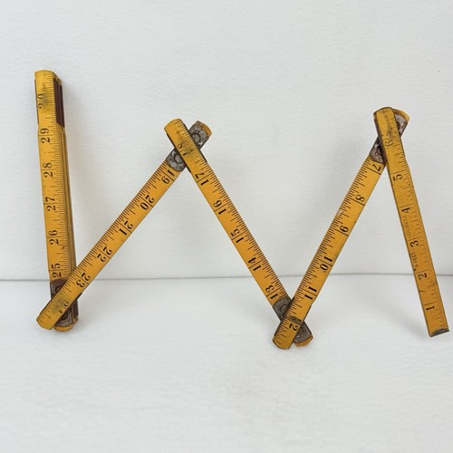 Vintage Wood Folding Rule 6' / 72" Made In U.S.A - Picture 4 of 7