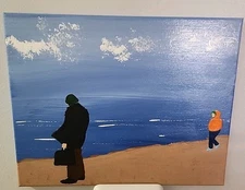 eternal sunshine of the spotless mind Acrylic painting on Unframed Canvas 11x14 