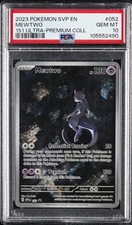 2023 POKEMON SVP EN-SV BLACK STAR PROMO 151 ULTRA-PREM COLL #052 MEWTWO PSA 10