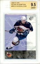 2000 SPx Rookie Redemption Ilya Kovalchuk EXCH #RR2 BGS 9.5