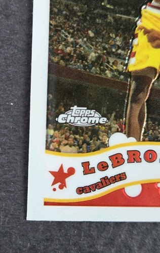 LeBron James 2005-06 Topps Chrome Card #102, Cleveland Cavaliers  - Picture 5 of 6