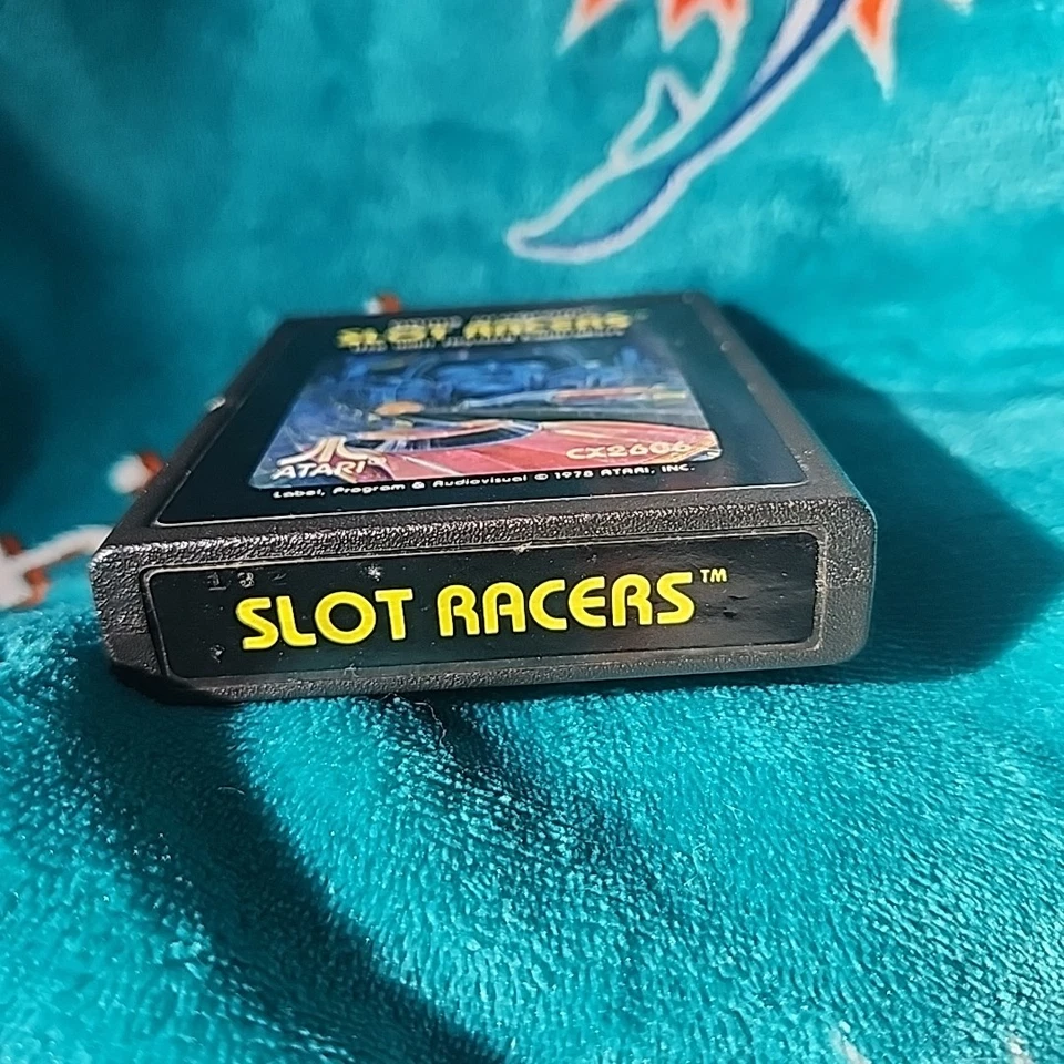Atari 2600 Slot Racers CX-2606 Video Game Cartridge 1978 Game Program - Image 3 of 3