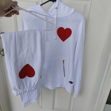 Aviator Nation Size M Limited Edition Heart Sweat Set R/559205 