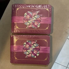 Vintage Creative Memories 5x7 Sentiments Scrapbook Albums (2) Brand New With Sea