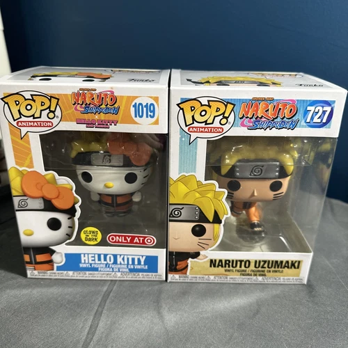 Funko Pop Animation: Hello Kitty 1019 & Naruto Uzumaki 727 Vinyl Figures