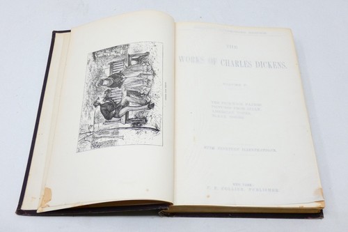 1880 The Works Of Charles Dickens Collier’s Unabrid. Ed Vol 5 Pickwick Papers +3 - Bild 2 von 7