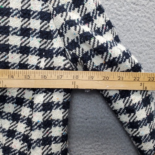 Talbots Blazer Jacket Womens 10 Multi Check Wool Single-Breasted Notch Lapel EUC - Picture 8 of 15