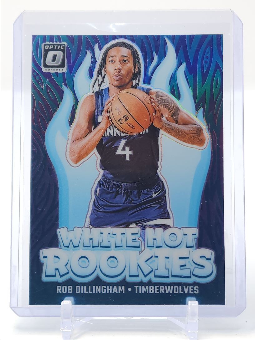 ROB DILLINGHAM 2024-25 DONRUSS OPTIC WHITE HOT ROOKIES PURPLE RC Q4641