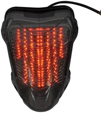 BikeMaster Integrated Taillight - Clear Lens Motorcycle Street Bike 261842