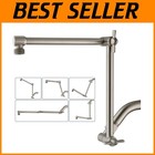 14" Brass Shower Arm Extender, Brushed Nickel