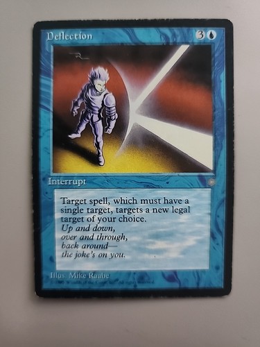 MTG Deflection Ice Age Regular Rare LP - Picture 1 of 1