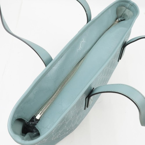 Auténtico Bolso de Mano GUCCI GG Imprime Cuero Azul Claro 211137 Envío - Imagen 14 de 17