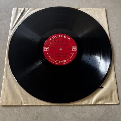 Dave Brubeck Quartet Time Out Vinyl LP Columbia CS 8192 Take Five Stereo - Picture 3 of 4